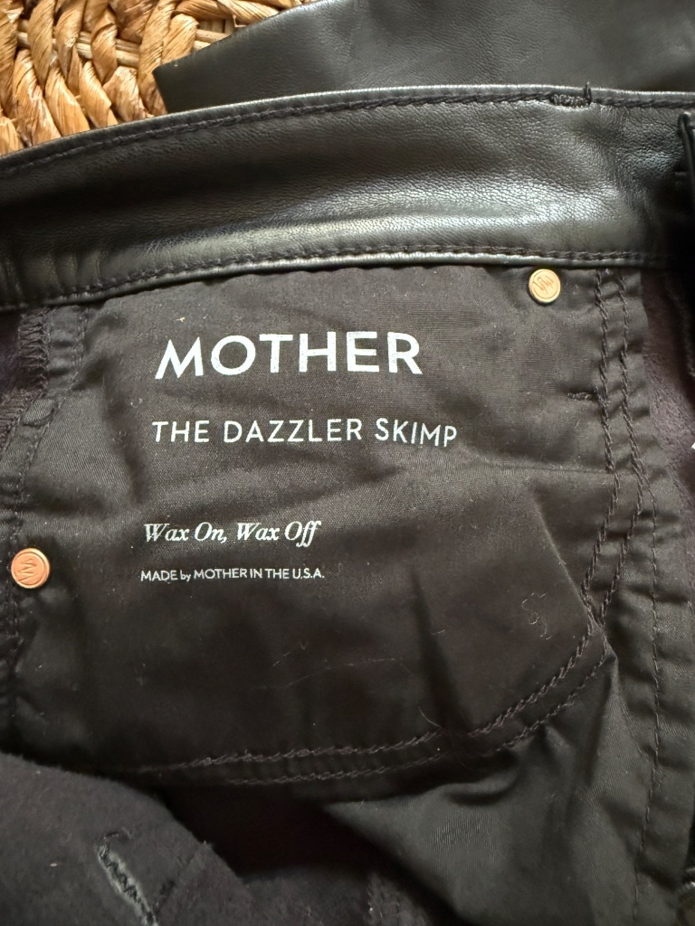 Mother The Dazzler Skimp Wax On, Wax Off - Picture 3 of 3